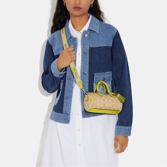 NWT Coach Outlet Lacey Crossbody In Signature Canvas - Picture 10 of 10